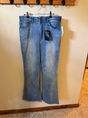 🤎 Mac & Me Flare Denim Jeans – Size 12 – NWT 🤎